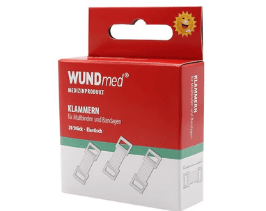 Agrafes pour pansements, WUNDmed, 05-022, 15 x 35 mm, 20 pièces