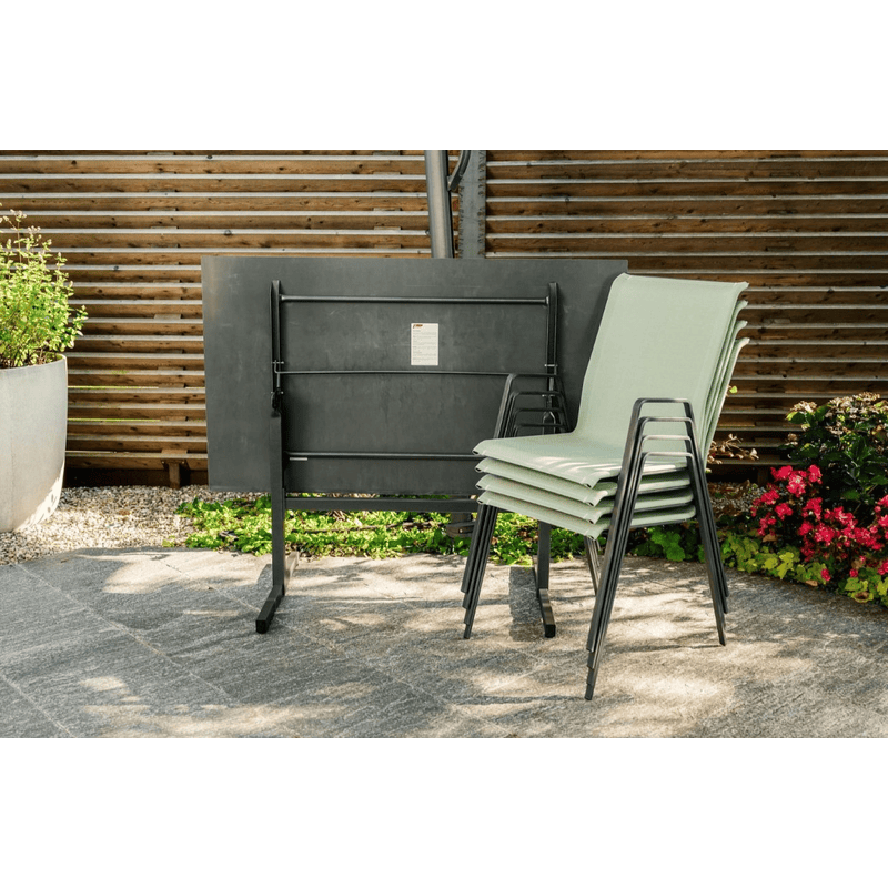 Schaffner Fauteuil en tissu Lucerne avec accoudoirs, empilable, disponible en plusieurs versions