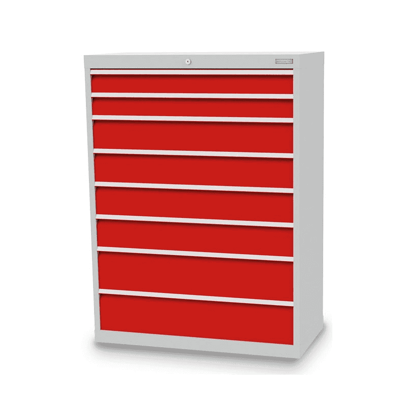 Bedrunka+Hirth Armoire à tiroirs, profondeur 500 mm, R 36-16, nombre de tiroirs 8