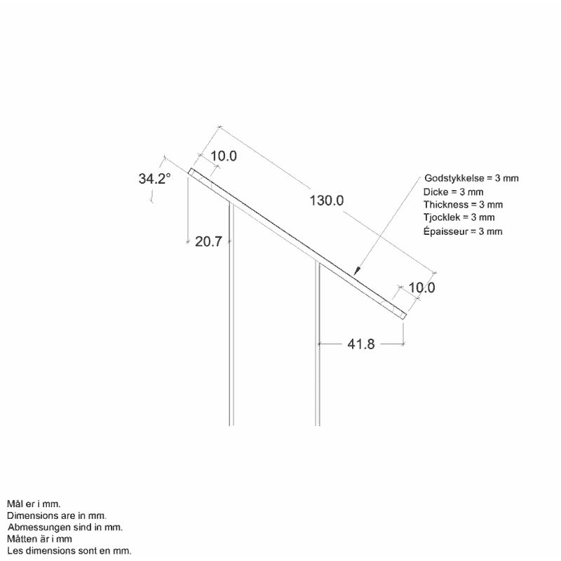 PLUS Poteaux en acier pour rampes d'escalier, avec socle et boulon, disponibles en 2 modèles différents
