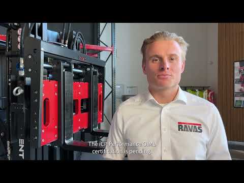 RAVAS iCP-32 Gabelträgerplattenwaage für Gabelstapler, Tragkraft 2'500–5'000 kg