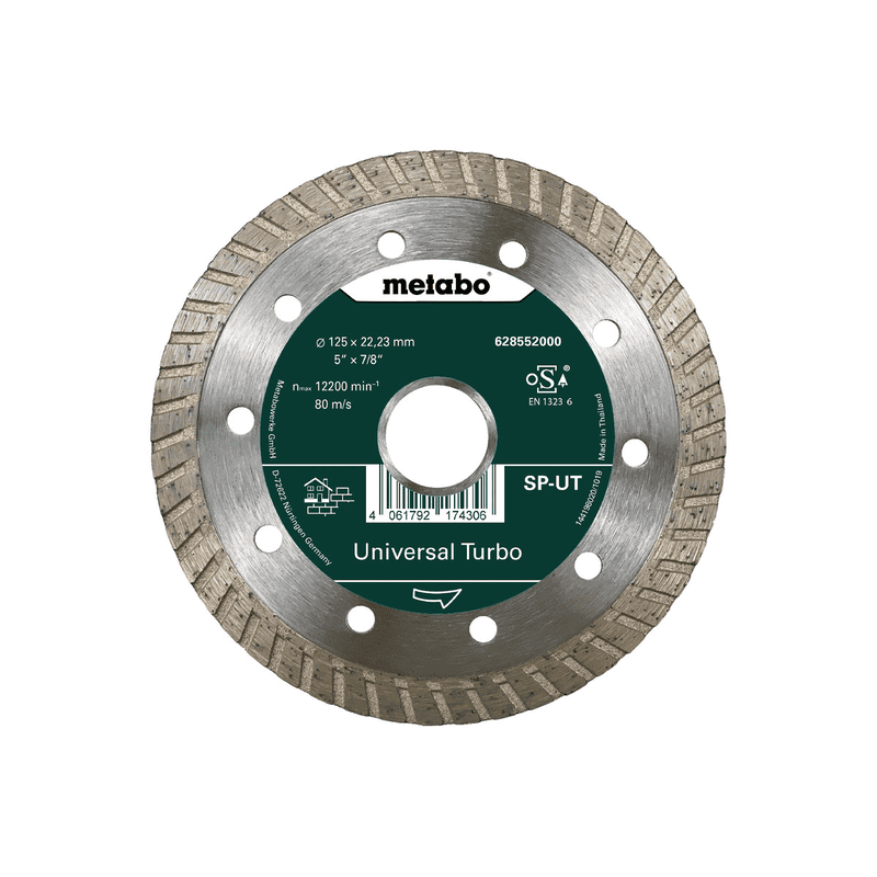 Metabo Meule de tronçonnage diamantée "SP-UT" Universal Turbo, 125 x 22,23 mm
