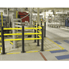 Barrière pietonne modulaire "Delta" avec 3 barres