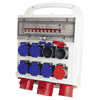Steffen Distributeur de courant de chantier 32 A, 10 prises de courant, IP44 / IP55