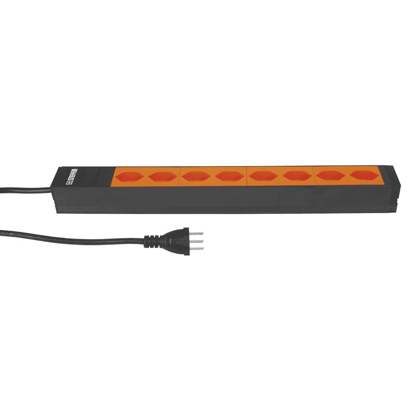 Steffen Steckdosenleiste ALU MODULAR PDU, 8 x T23, 16 A, IP20, 3 m Kabel, diverse Farben