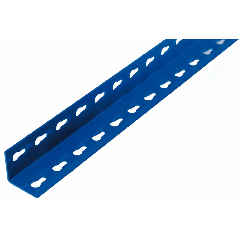 Schulte Z1 Winkelprofil für Weitspannregale, blau, BxT 48 × 48 mm, in 3 Grössen