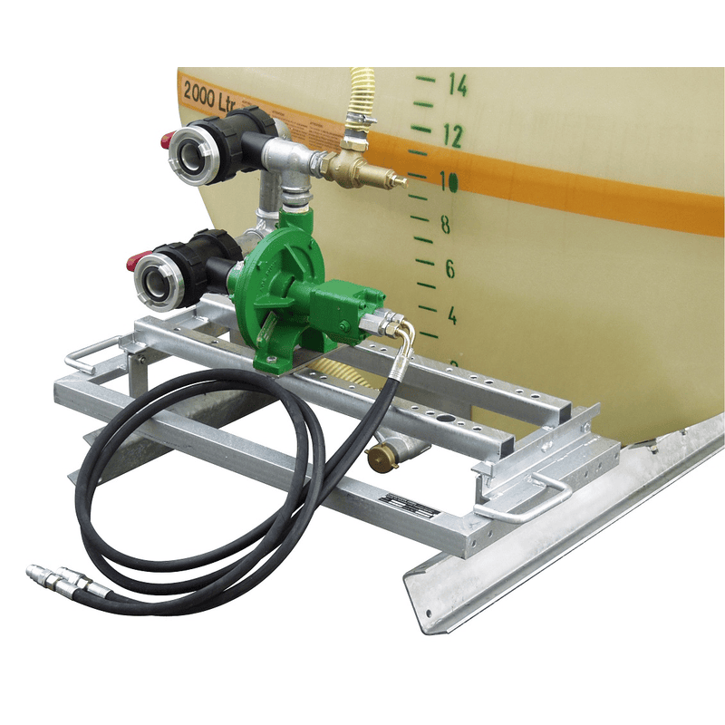 Pompe 100 - 350 l / min, non auto-amorçante, avec moteur hydraulique, pièce complémentaire pour BWS 500