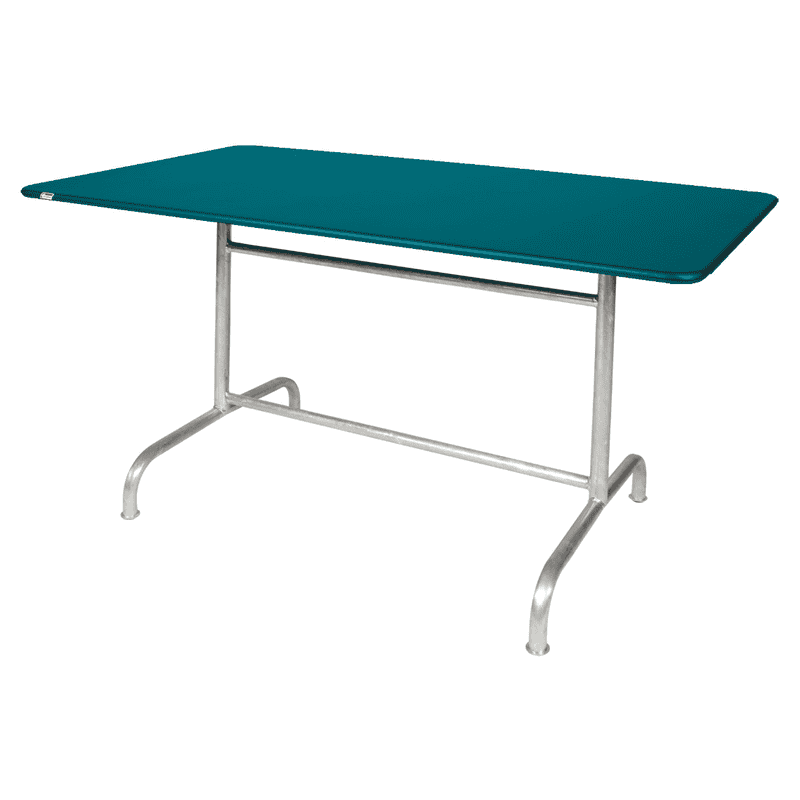 Schaffner Table métallique Rigi avec plateau en acier rabattable, en divers modèles