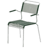 Schaffner Chaise de jardin Spaghetti Säntis avec accoudoirs, disponible en plusieurs versions