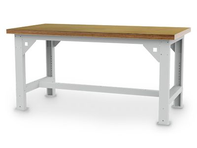 Bedrunka+Hirth Schwerlasttisch, höhenverstellbar, Farbe RAL 7035