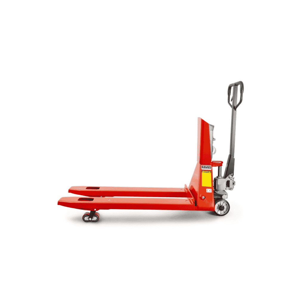 RAVAS Transpalette manuel avec balance 3200, capacité de charge 2000 kg, précision d'affichage 0,2 - 1 kg