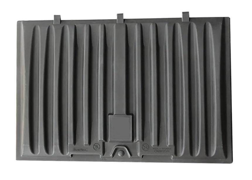 Couvercle en plastique - accessoire pour boîte de matériel avec charnière