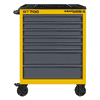 KRAFTWERK BT LINE Chariot d'atelier BT700, jaune, 7 tiroirs, L x P x H 719 x 474 x 1000 mm
