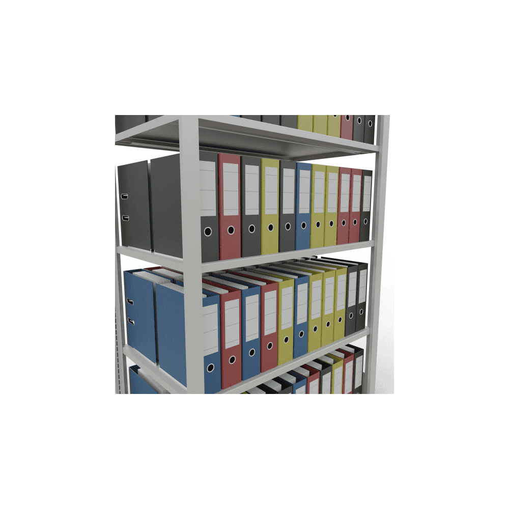 Schulte Büroregal Stecksystem MULTIplus150, beidseitig nutzbar